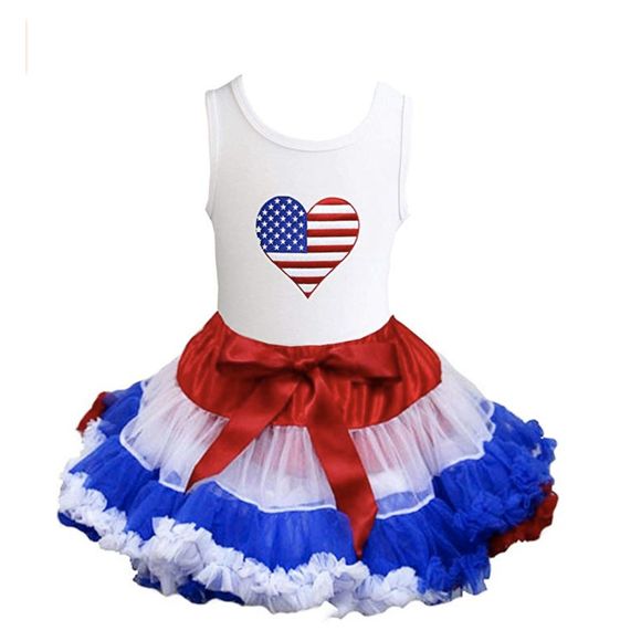 Patriotic Top,Tutu,Headband Set - Size 5/6 (110) - Picture 2 of 2